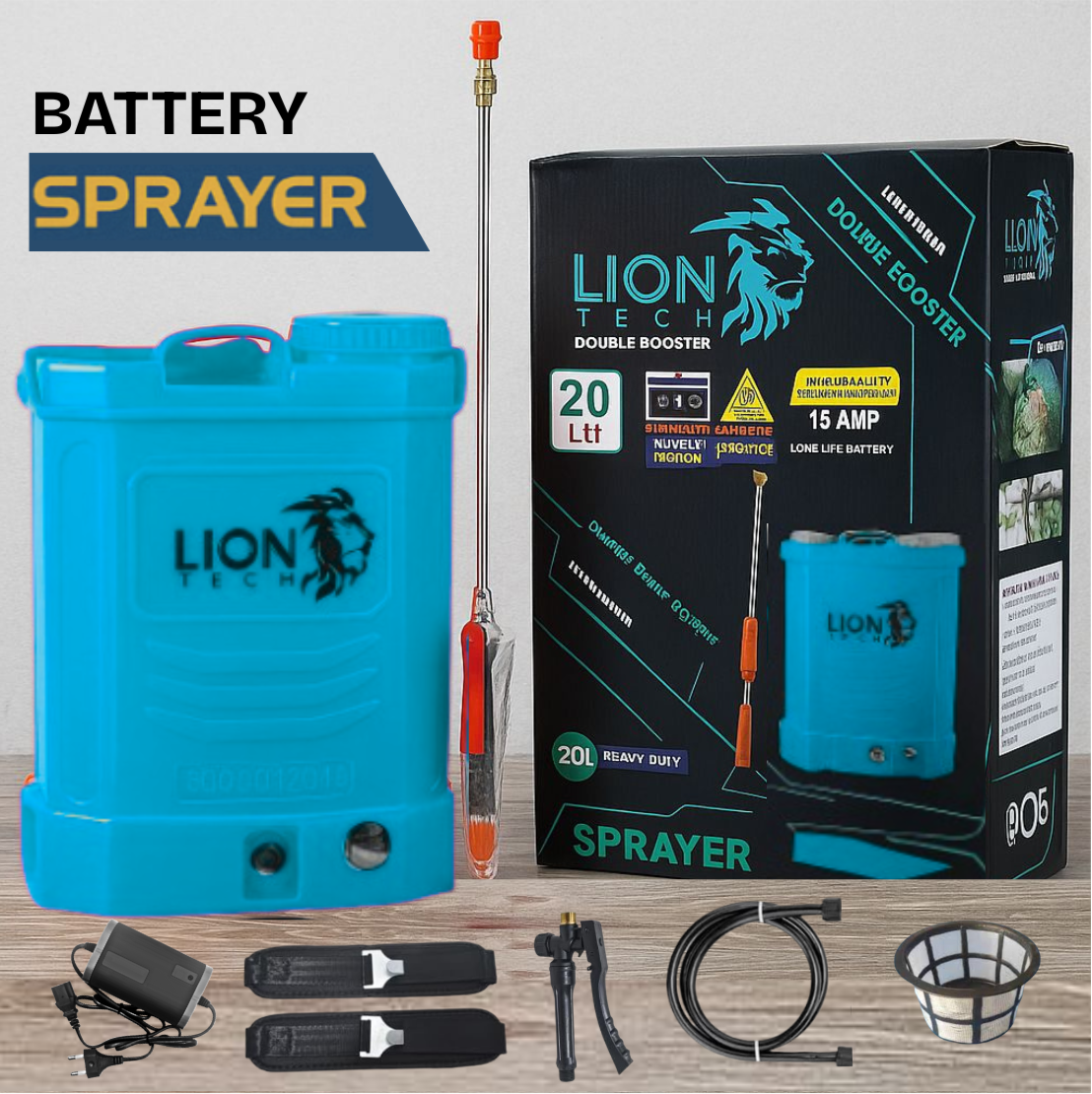 LionTech Double Motor Battery Sprayer