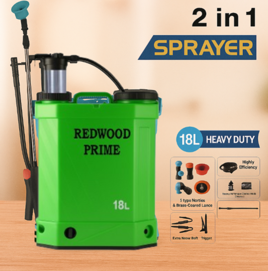Agricultural Battery Sprayer 2in1 Redwood Prime